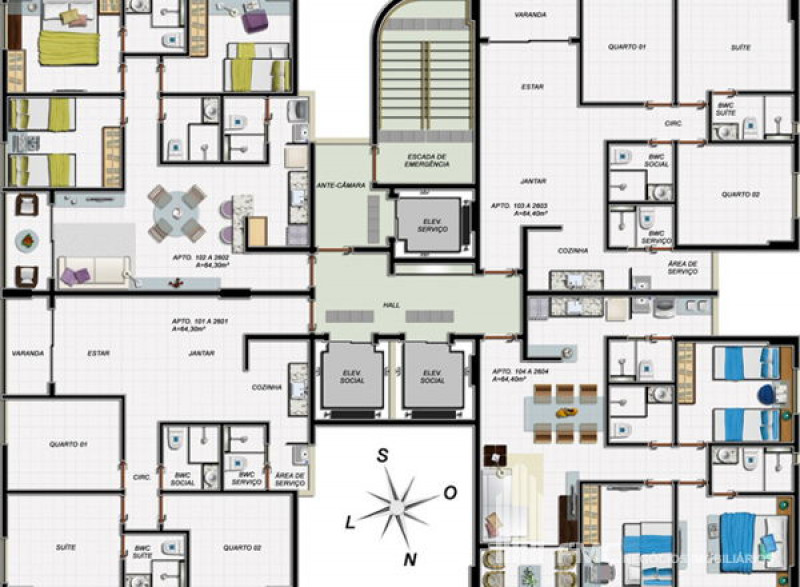 Apartamento à venda Encruzilhada com 64m² e 2 quartos por R$ 435.000 - 1347838766-whatsapp-image-2023-10-11-at-12.jpeg