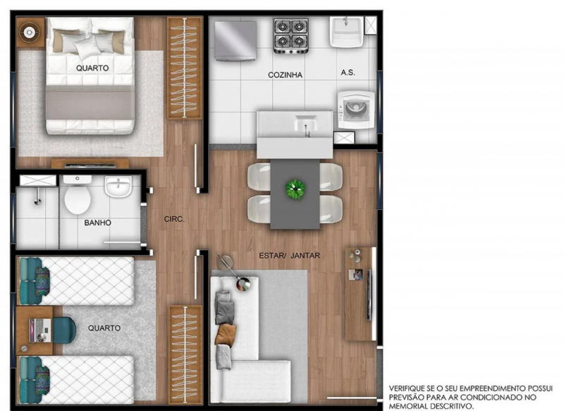 Apartamento à venda Novo Mundo com 38m² e 2 quartos por R$ 230.000 - 30897515-planta.png
