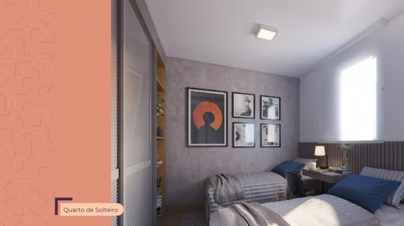 Apartamento à venda Nova Suíssa com 58m² e 2 quartos por R$ 575.000 - 385762019-quarto-solteiro.jpeg