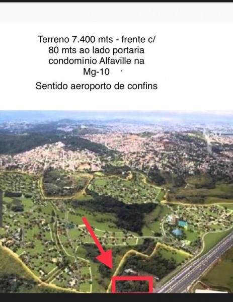 imóvel com 7285m² - Centro - Vespasiano