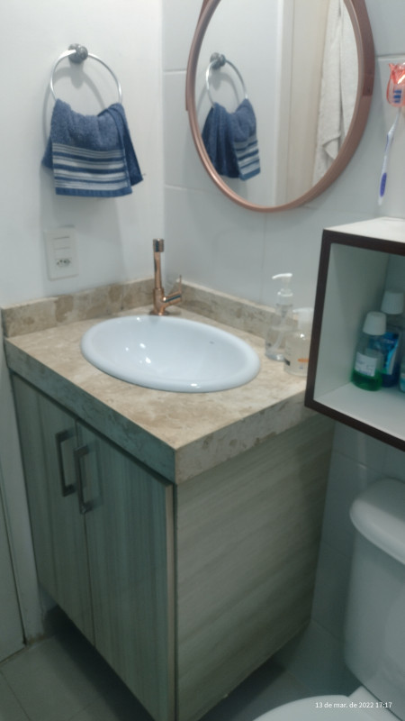 Apartamento à venda Jardim São Francisco (Zona Leste) com 45m² e 2 quartos por R$ 256.000 - 1910554001-banheiro-07.jpg