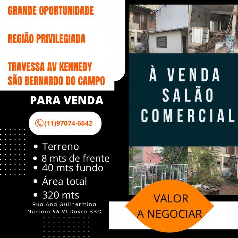 imóvel com 320m² - Parque Sao Diogo - São Bernardo do Campo