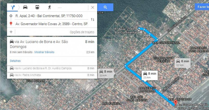 Terreno à venda Cidade Nova Peruíbe com 360m² e 1 quarto por R$ 198.000 - 197551327-foto-13-distancia-da-praia.jpg