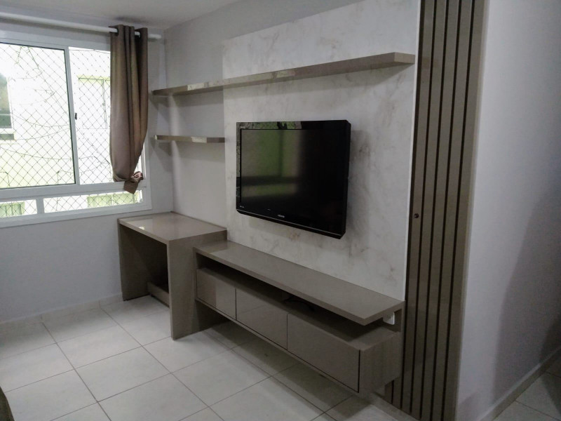Apartamento à venda Rio Pequeno com 58m² e 3 quartos por R$ 205.000 - 204851049-sala.jpeg