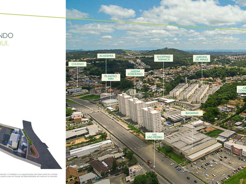 imóvel com 44m² - São Pedro - Juiz de Fora