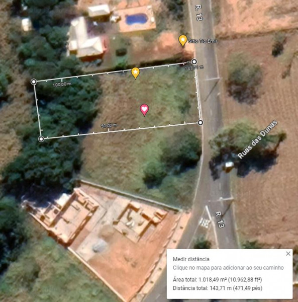 Terreno à venda Canto da Seriema com 1000m² e 1 quarto por R$ 140.000 - 345757697-02.JPG