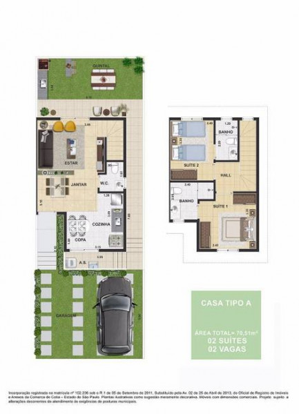 Casa de condomínio à venda Jardim Pioneira com 90m² e 2 quartos por R$ 510.000 - 2080046704-planta.jpg