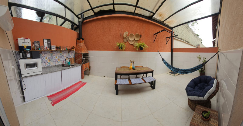 Casa de condomínio à venda Jardim Pioneira com 90m² e 2 quartos por R$ 510.000 - 994054097-quintal-pano.jpg