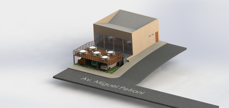 Comercial à venda Jardim Bandeirantes com 178m² e 1 quarto por R$ 420.000 - 85952826-projeto-predio-miguel-petroni-solidworks-01.JPG