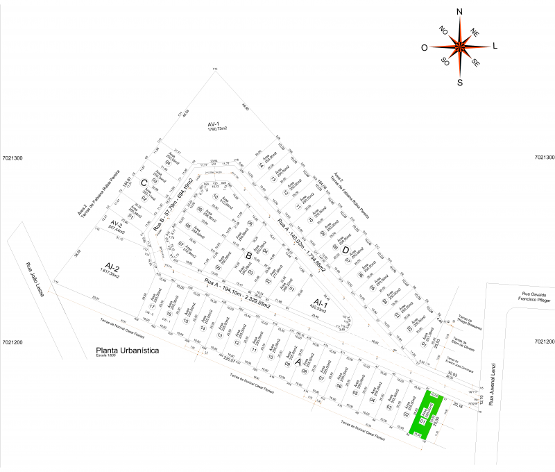 Terreno à venda Centro com 255m² e 1 quarto por R$ 120.000 - 819858761-lot.png