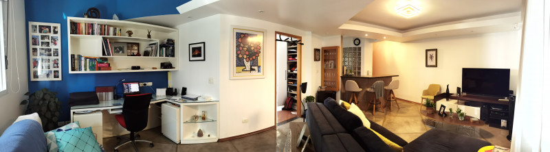 Apartamento à venda Vila Mariana com 61m² e 1 quarto por R$ 680.000 - 1105532919-pano-sala-2.jpg