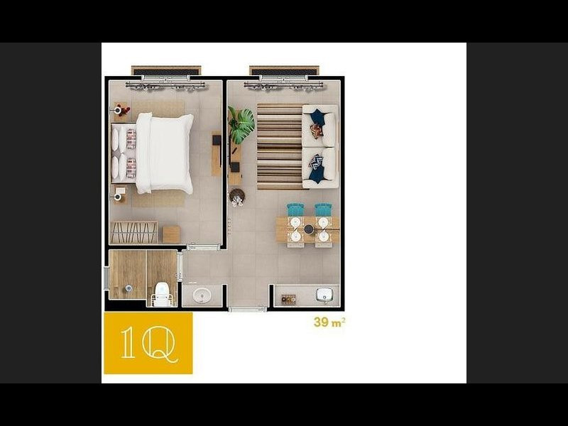 Apartamento à venda Centro com 57m² e 1 quarto por R$ 49.000 - 1668807063-planta.jpg