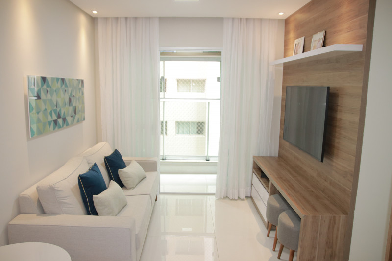 Apartamento à venda Gama Leste com 66m² e 2 quartos por R$ 407.000 - 1438382719-sala-de-tv.JPG