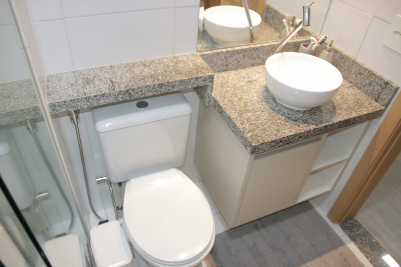 Apartamento à venda Gama Leste com 66m² e 2 quartos por R$ 407.000 - 1450806219-banheiro.JPG