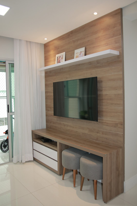 Apartamento à venda Gama Leste com 66m² e 2 quartos por R$ 407.000 - 2037568595-sala-e-painel-de-tv.JPG