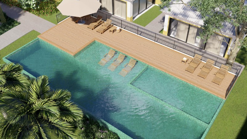 Terreno à venda Jardim Flamboyant com 200m² e 1 quarto por R$ 230.000 - 116767799-terras-piscina-02-1.jpg