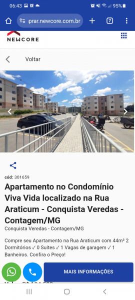 Apartamento à venda Nossa Senhora da Conceição com 44m² e 2 quartos por R$ 198 - 1229455300-screenshot-20240216-064351-chrome.jpg