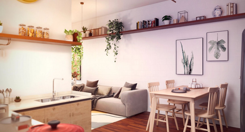 Apartamento à venda Vila Curuca com 70m² e 2 quartos por R$ 429.900 - 1181959252-domenica-garden-decorado-2.jpg