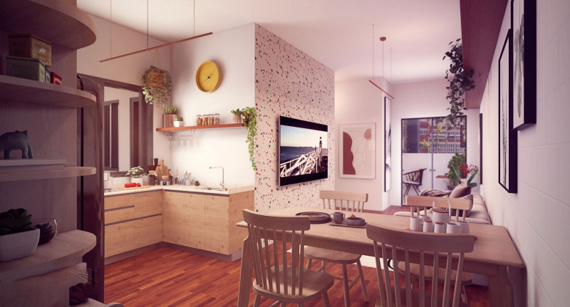 Apartamento à venda Vila Curuca com 70m² e 2 quartos por R$ 429.900 - 1474816699-domenica-garden-decorado-1.jpg