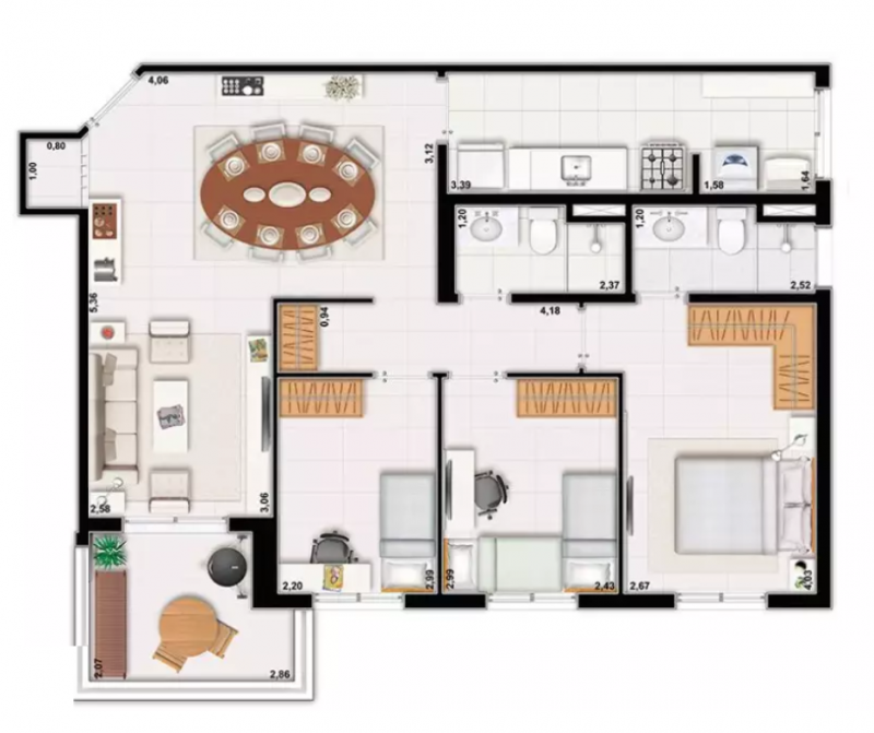 Apartamento para alugar Marapé com 84m² e 3 quartos por R$ 5.000 - 1377878884-10.png