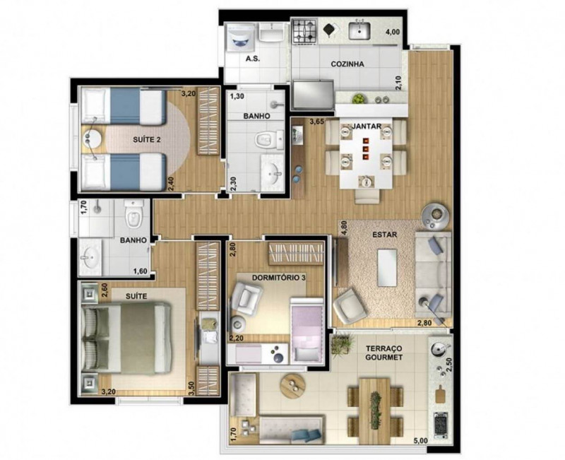 Apartamento à venda Centro com 77m² e 2 quartos por R$ 710 - 1803916118-inbound4975940823384501509.jpg