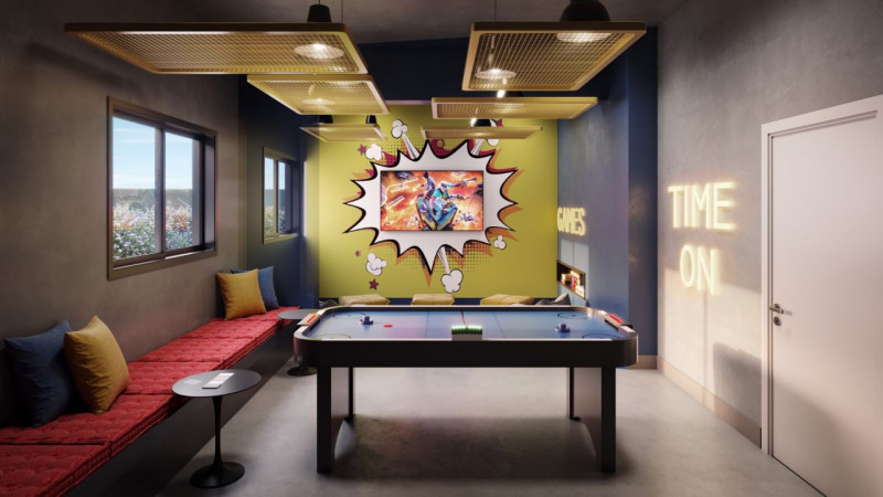 Apartamento à venda Veleiros com 38m² e 2 quartos por R$ 300.000 - 368499115-salao-de-jogos.jpg