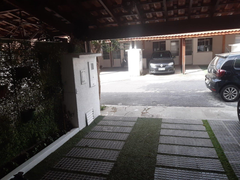 Casa de condomínio à venda Loteamento City Jaraguá com 65m² e 2 quartos por R$ 350.000 - 1327546456-garagem-com-jardinagem.jpg