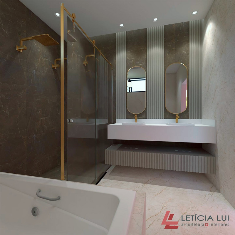 Casa de condomínio à venda Fazenda Palhinha (Zona Rural) com 230m² e 3 quartos por R$ 1.950.000 - 558906112-wc-casal-projeto.jpg