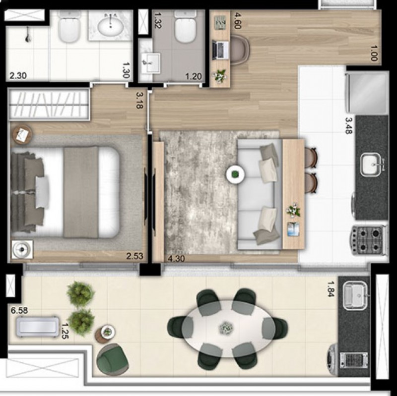 Apartamento à venda Vl. Anglo Brasileira com 52m² e 1 quarto por R$ 890.000 - 1987336617-panta-50m2.jpg