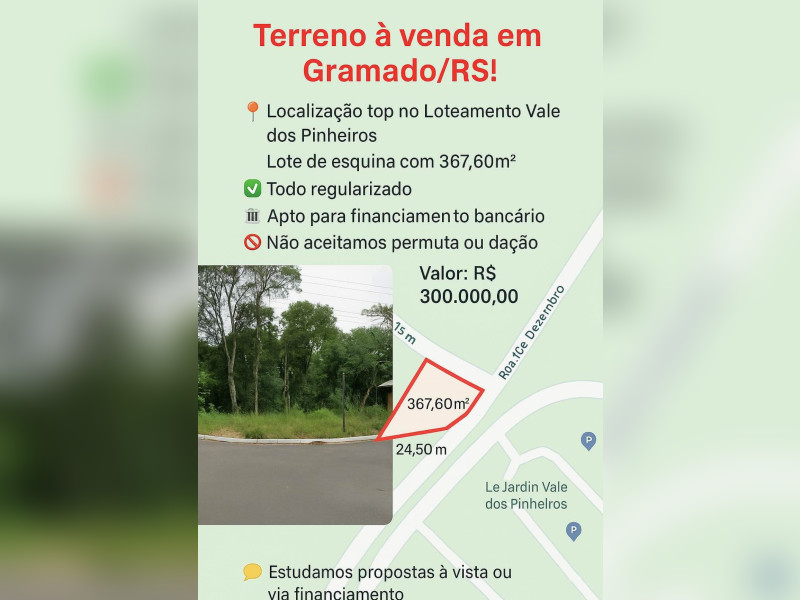 Terreno à venda centro com 325m² e 0 quartos por R$ 310.000 - img-3433.jpeg