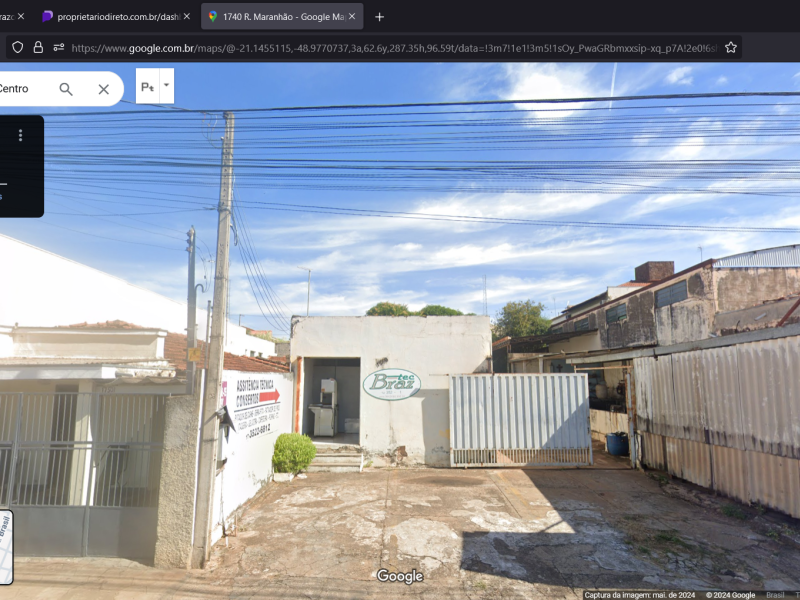 Terreno à venda Centro com 481m² e 0 quartos por R$ 750.000 - 1740-r-maranhao-google-maps-mozilla-firefox-14-10-2024-11-26-52.png