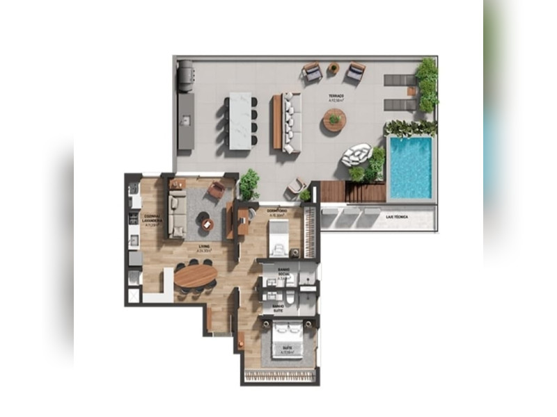 Apartamento à venda Petrópolis com 186m² e 2 quartos por R$ 1.990.000 - 1000007890.jpg