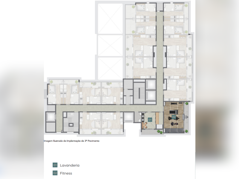Studio à venda Brooklin com 22m² e 1 quarto por R$ 80.000 - nr07.PNG