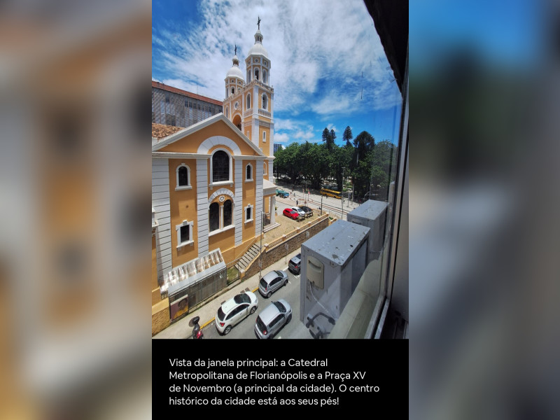 Apartamento à venda Centro com 30m² e 1 quarto por R$ 350.000 - vista-janela-1.jpg