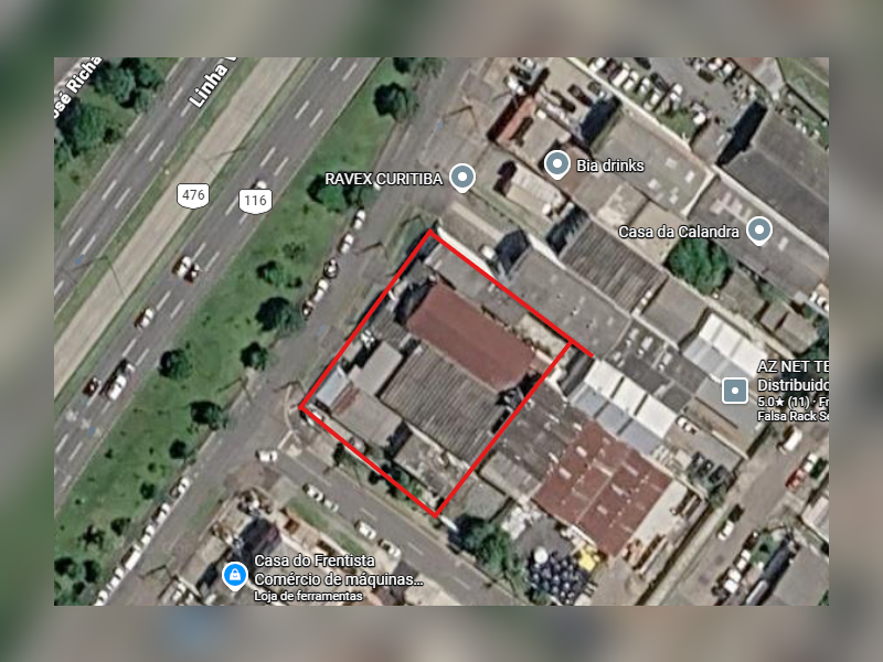 imóvel com 1640m² - Xaxim - Curitiba
