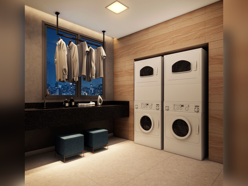 Studio à venda Chácara Klabin com 23m² e 1 quarto por R$ 399.000 - placeklabinv-lavanderia-cobertura-rev03hr.jpg