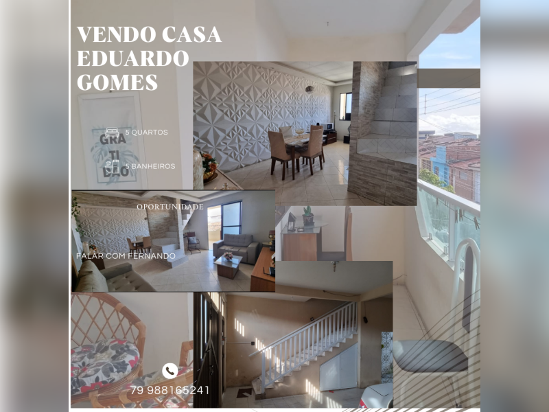 Casa à venda Eduardo Gomes com 224m² e 6 quartos por R$ 300.000 - inbound1582218117171243289.png