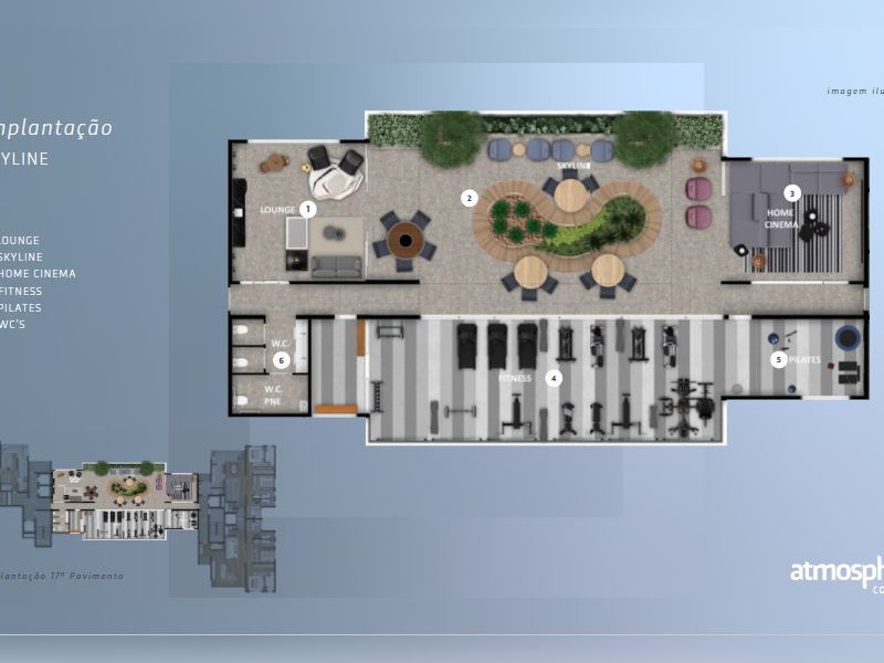 Apartamento à venda Jardim Dom Bosco com 67m² e 2 quartos por R$ 849.000 - lazer-cobertura.JPG