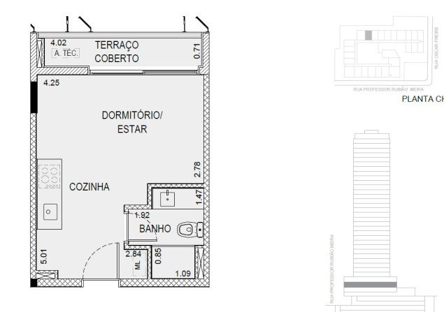 imóvel com 29m²