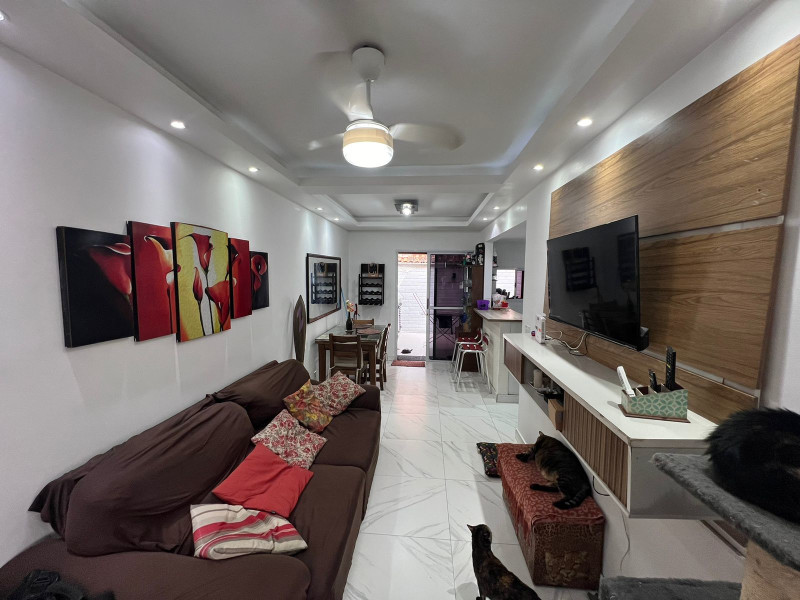 Casa de condomínio à venda Vargem Pequena com 85m² e 3 quartos por R$ 435.000 - 6-1-sala-pan.jpg