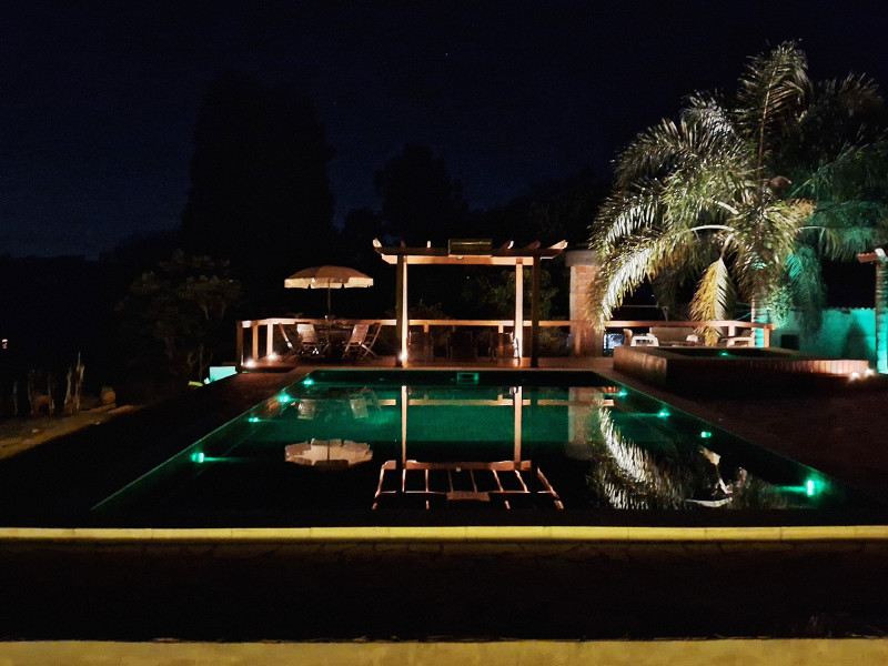 Chácara à venda centro com 1200m² e 3 quartos por R$ 800.000 - 080-piscina-pergolado.jpg