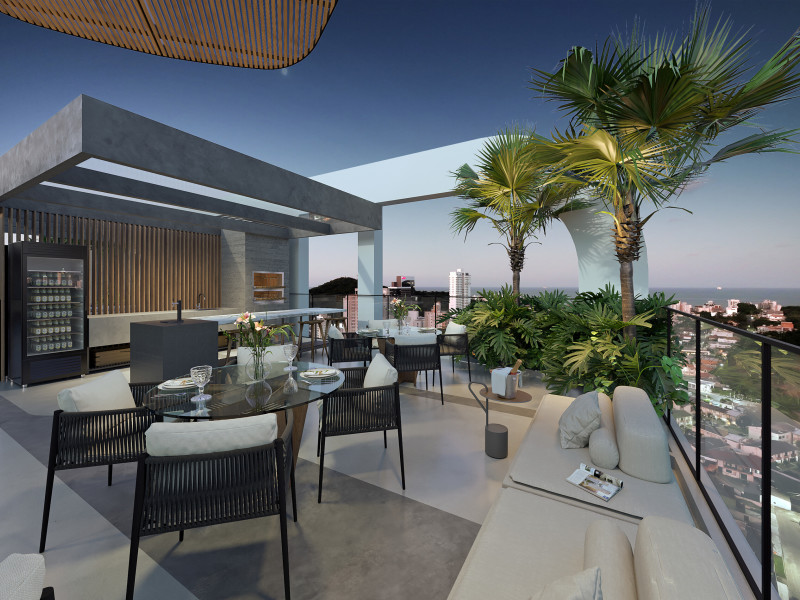 Apartamento à venda Praia Brava de Itajaí com 66m² e 2 quartos por R$ 970.000 - 09-quiosque-churrasqueira-scaled.jpg