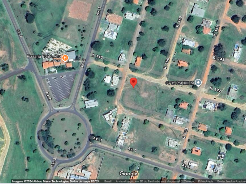 Terreno à venda Terras de Santa Cristina XIII Setor Marina com 450m² e 1 quarto por R$ 25.000 - mapa-riviera-de-santa-cristina-xiii-marina-qz-008-satelite-google-maps-001.PNG