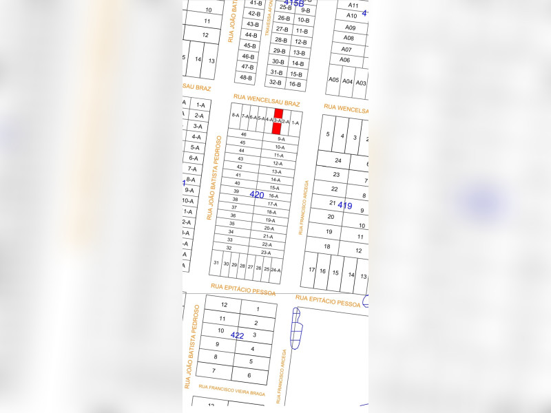 Terreno à venda Centro com 200m² e 1 quarto por R$ 130.000 - 6-croqui-do-lote-r-wenc-braz-563-83280-000.jpeg