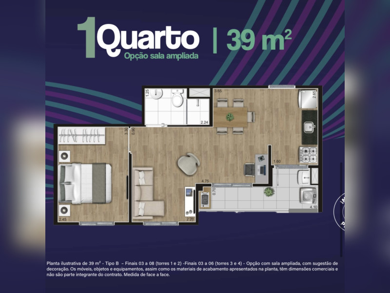 Apartamento à venda Santo Amaro com 39m² e 1 quarto por R$ 400.000 - img-1276.jpeg