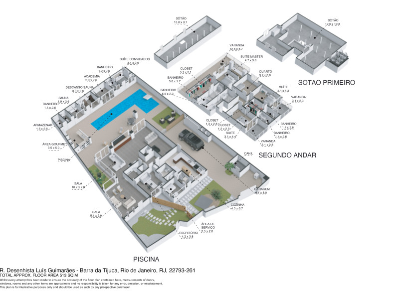 imóvel com 510m² - Barra da Tijuca - Rio de Janeiro