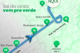 Terreno à venda Parque Santa Tereza com 311m² - 1 dormitório -  vagas - R$ 280.000 - mapa.jpg