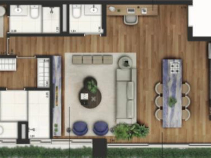 Apartamento à venda Campo Belo com 105m² e 3 quartos por R$ 1.550.000 - planta.jpg