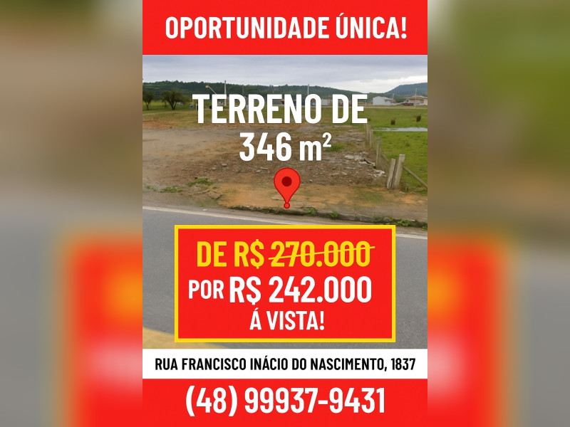 Terreno à venda Forquilhas com 346m² e 0 quartos por R$ 242.000 - a06721e4-7abc-4beb-a26e-756f730dbe47.jpeg