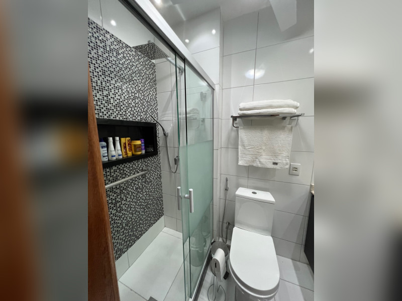 Casa de condomínio à venda Freguesia (Jacarepaguá) com 88m² e 2 quartos por R$ 430.000 - banheiro-social-3.jpg